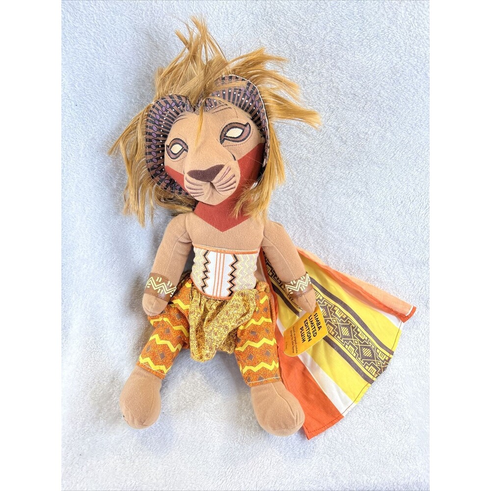 SIMBA The Lion King NEW Original‎ Broadway Musical Limited Edition Plush